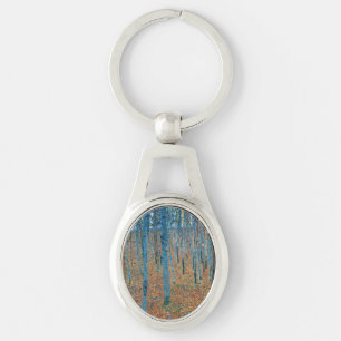 Porte-clés Gustav Klimt Forêt de hêtres Art fin vintage
