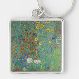 Porte-clés Gustav Klimt - Jardin de campagne avec tournesols