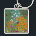 Porte-clés Gustav Klimt - Jardin des fleurs<br><div class="desc">Jardin aux fleurs - Gustav Klimt en 1905-1907</div>