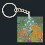 Porte-clés Gustav Klimt - Jardin des fleurs<br><div class="desc">Jardin aux fleurs - Gustav Klimt en 1905-1907</div>