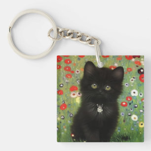Porte-clés Gustav Klimt Kitten