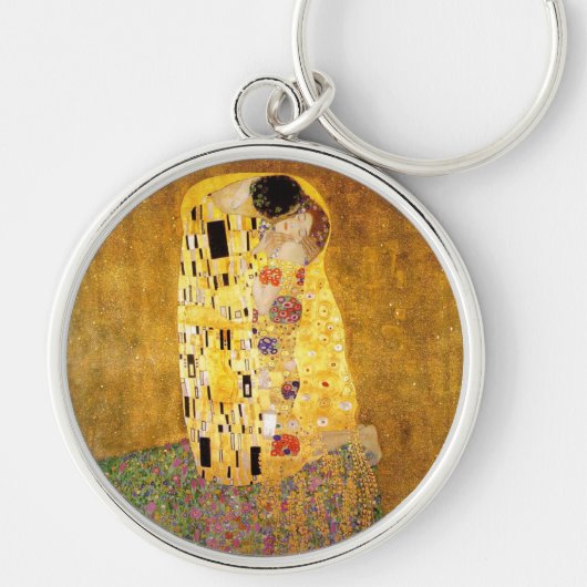 Porte-clés Gustav Klimt La Peinture Classique Du Kiss (Devant)