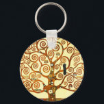Porte-clés Gustav Klimt L'Arbre de la Vie Art fine<br><div class="desc">Gustav Klimt L'arbre de vie Porte - clé des beaux-arts</div>