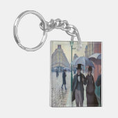 Porte-clés Gustave Caillebotte - Rue de Paris ; Temps de plui (Devant gauche)