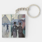 Porte-clés Gustave Caillebotte - Rue de Paris ; Temps de plui (Dos)