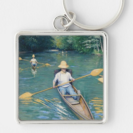 Porte-clés Gustave Caillebotte - Skiffs on the Yerres (Devant)