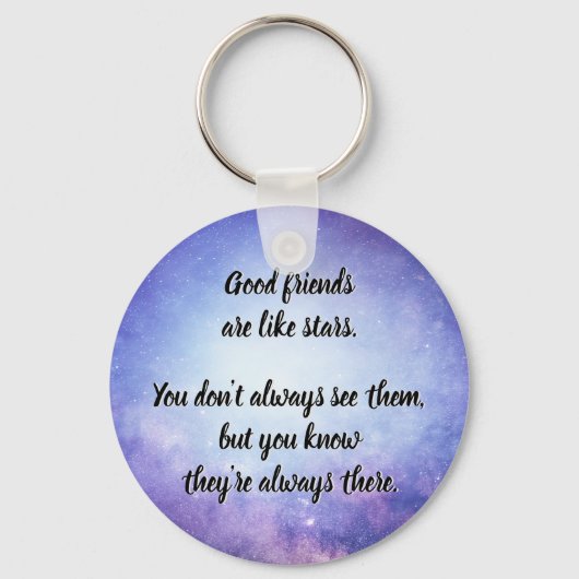 Porte-clés Gute Freunde sind wie Sterne (Recto)