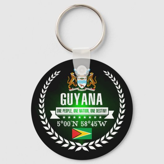 Porte-clés Guyana (Recto)