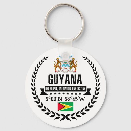Porte-clés Guyana (Recto)