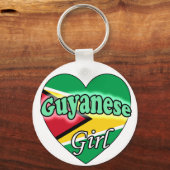 Porte-clés Guyanaise fille (Recto)