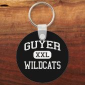 Porte-clés Guyer - Wildcats - Lycée - Denton Texas (Recto)