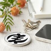 Porte-clés Gye Nyame| Dieu est le symbole suprême Adinkra (Côté)