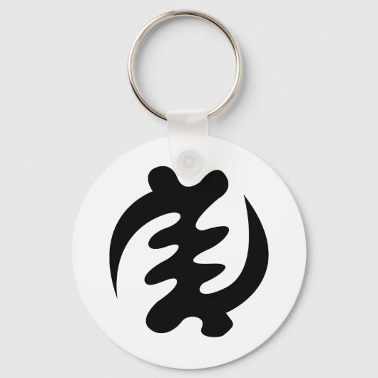 Porte-clés Gye Nyame | God is Supreme Adinkra (Recto)
