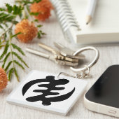 Porte-clés Gye Nyame | God is Supreme Adinkra (Devant Droit)
