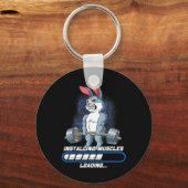 Porte-clés Gym Bodybuilding Installing Muscles  (Recto)