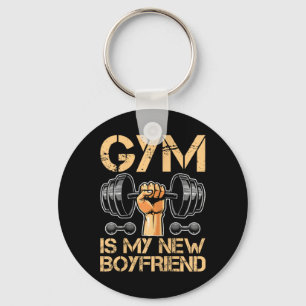 Porte-clés Gym Est Mon Nouveau Petit Ami Fille Bodybuilding F