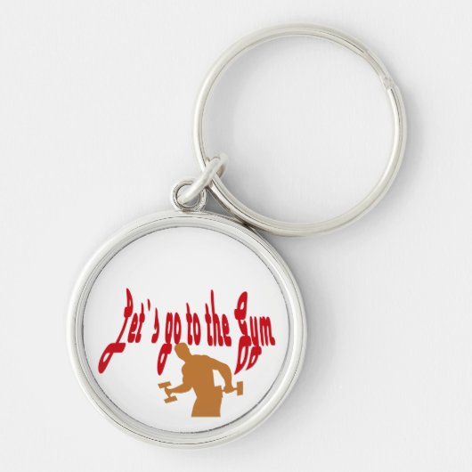 Porte-clés gym lanyal sports (Devant)