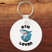 Porte-clés GYM LOVER Shark porte - clé - Cadeau amusant et mo (Recto)