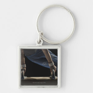 Porte-clés Gymnaste balançant sur le cheval de pommeau