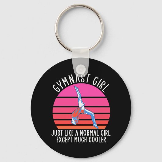 Porte-clés Gymnaste Girl (Recto)