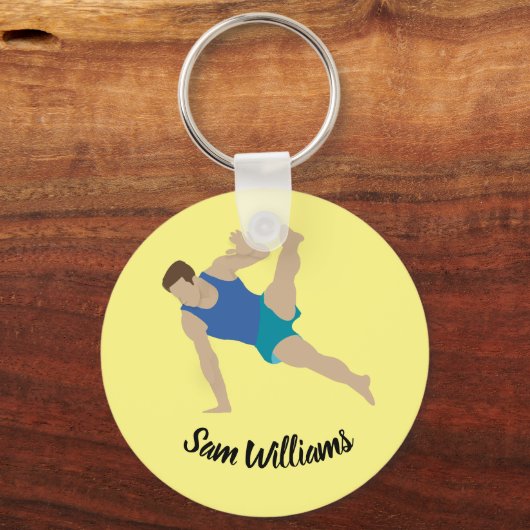 Porte-clés Gymnaste masculin (Recto)