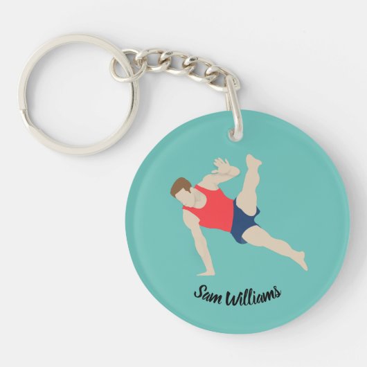 Porte-clés Gymnaste masculin (Devant)