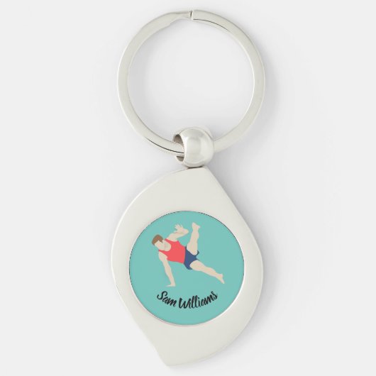 Porte-clés Gymnaste masculin (Devant)