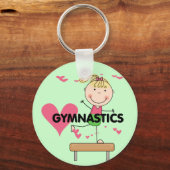 Porte-clés GYMNASTICS - T-shirts Blond Girl Balance (Recto)