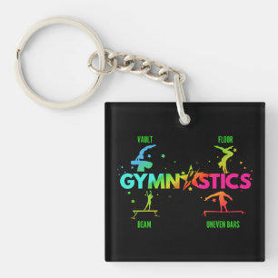 Porte-clés Gymnastique artistique féminine Barres Poutre Saut