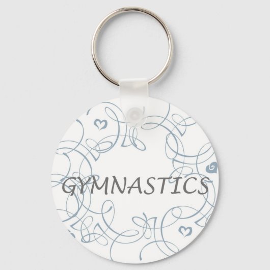 Porte-clés Gymnastique avec spirale (Recto)