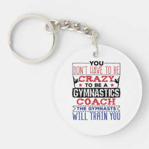 Porte-clés Gymnastique entraîneur amusant Appréciation Cadeau