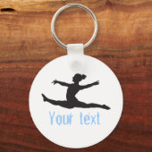 Porte-clés Gymnastique sur mesure Danse Cheval Porte - clés (Recto)