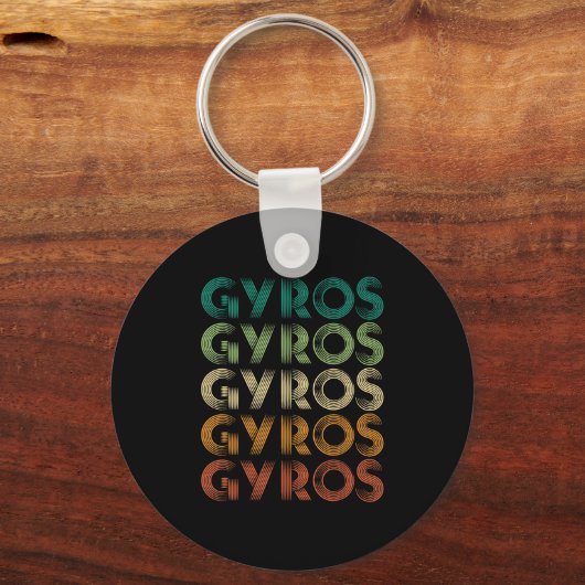 Porte-clés Gyros Grèce pied grec Malaka (Recto)