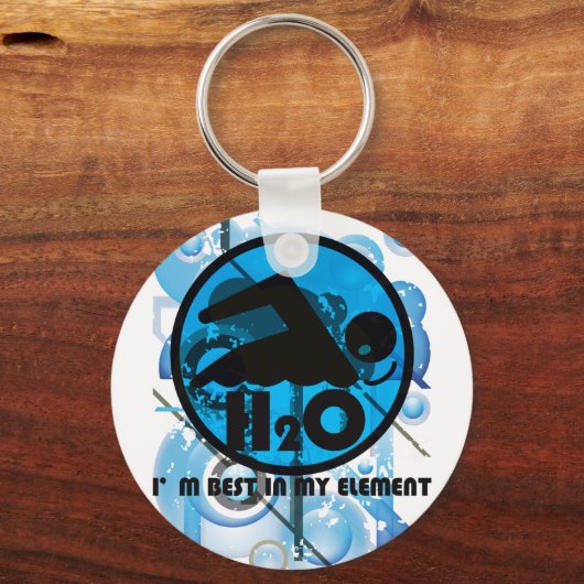 PORTE-CLÉS H2O_SWIMMER (Recto)