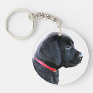 Porte-clés habillé en rouge - Black Lab