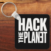 Porte-clés Hack The Planet (Recto)