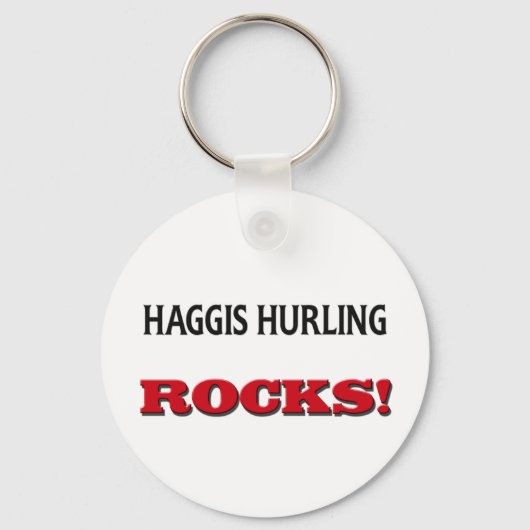 Porte-clés Haggis Hurling Rocks (Recto)