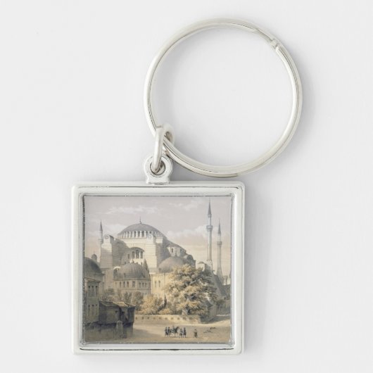 Porte-clés Haghia Sophia, plat 19 : vue extérieure du mosq (Devant)