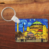 Porte-clés Hagia Sophia Mosque, Istanbul on a key ring (Verso)