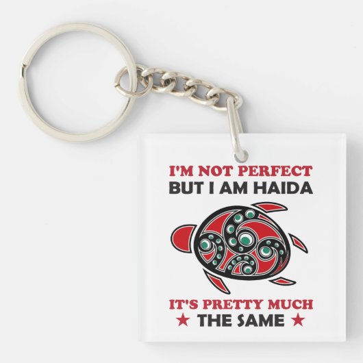Porte-clés Haida Turtle Haida First Nation Native Pride (Devant)