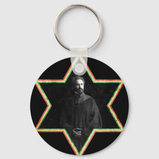 Porte-clés Haile Selassie Étoile de David