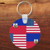 PORTE-CLÉS HAÏTIEN-AMÉRICAIN (Recto)
