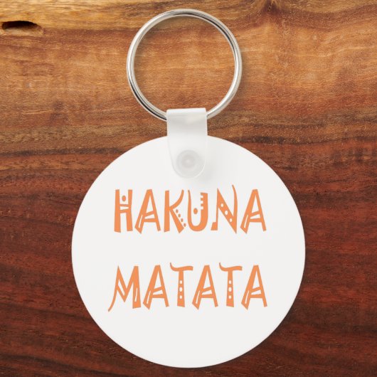 Porte-clés Hakuna Matata (Recto)
