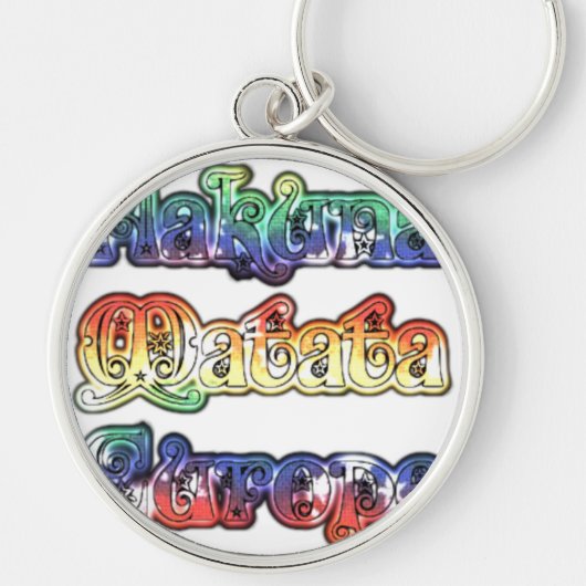 Porte-clés Hakuna Matata Europe Art Imprimer/Graphique (Devant)