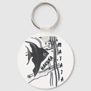 Porte-clés Hakuna Matata Fish Art Imprimer
