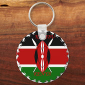 Porte-clés Hakuna matata Karaibu Kenya (Recto)