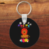 Porte-clés Hakuna Matata mignon petit lion roi (Recto)