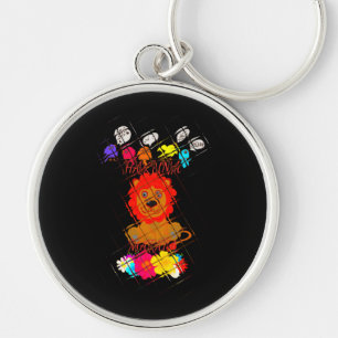 Porte-clés Hakuna Matata mignon petit lion roi