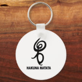 Porte-clés Hakuna Matata - Symbole africain (Recto)