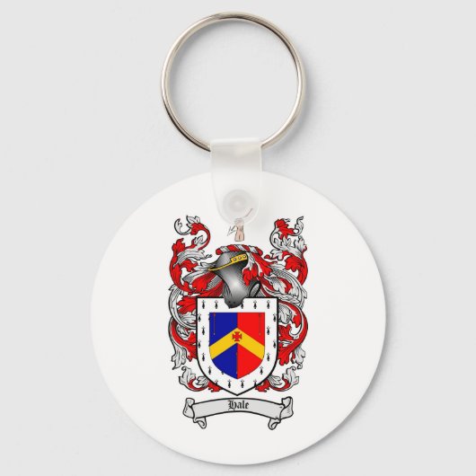 PORTE-CLÉS HALE FAMILLE CREST - HALE COAT DES ARMES (Recto)